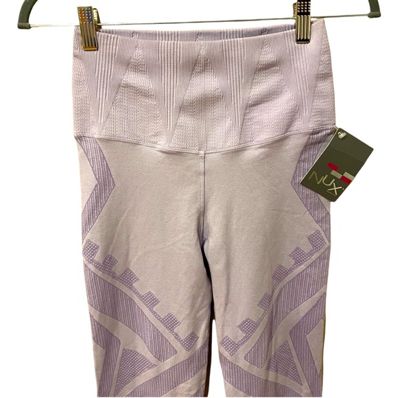 NUX Lilac Moderate Compression High Rise Leggings (S) - Picture 3 of 10